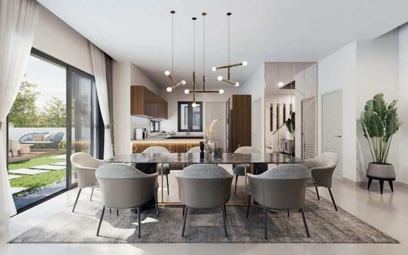 Rumah Teres 2 Tingkat untuk Dijual di Bukit Rahman Putra (Sungai Buloh) - Robert Law - Dining Room - PropertyGuru.com.my