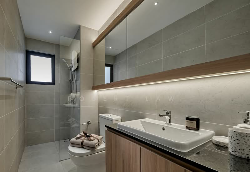 Rumah Teres 2 Tingkat untuk Dijual di Bukit Rahman Putra (Sungai Buloh) - Robert Law - Bathroom - PropertyGuru.com.my