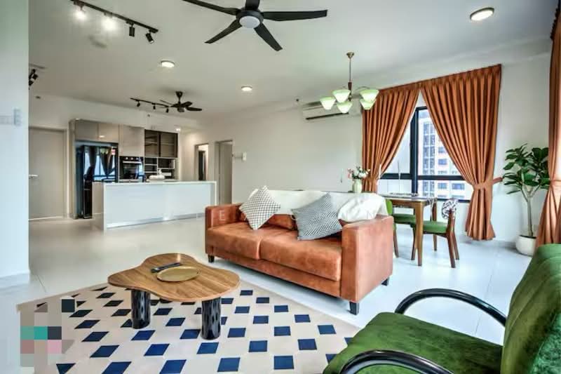 Service Residence for Sale at The Tropika - Alex Chin - Living Room - PropertyGuru.com.my