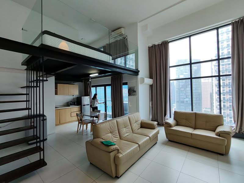 Servis Apartment untuk Disewa di SOHO @ Empire City - Tom Lee - Living Room - PropertyGuru.com.my