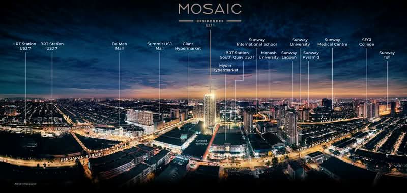 Service Residence for Sale at Mosaic Residences - Apple Lim - Exterior - PropertyGuru.com.my