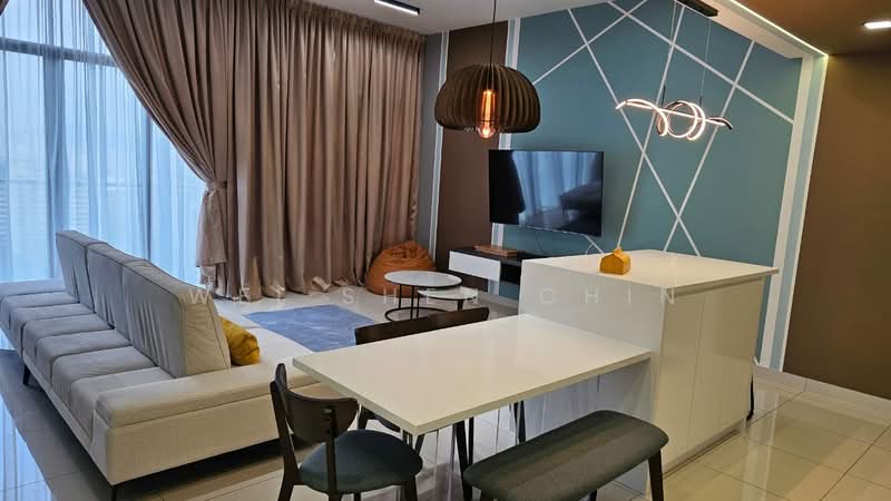Servis Apartment untuk Disewa di The Park Sky Residence - Wei Shen Chin - Living Room - PropertyGuru.com.my