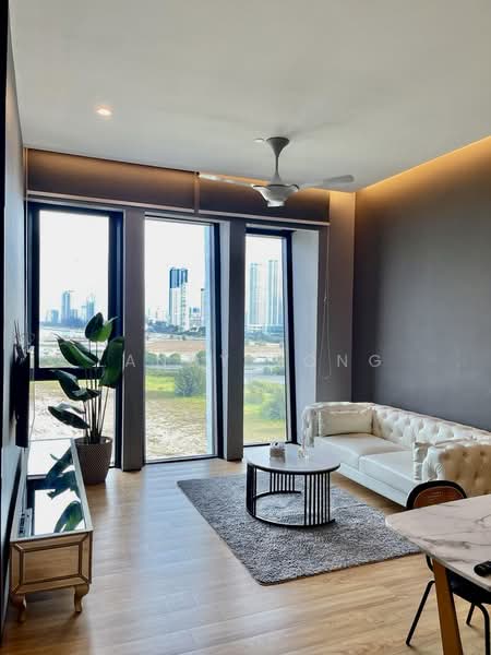 Service Residence for Sale at City of Dreams - Landy Bong - Living Room - PropertyGuru.com.my