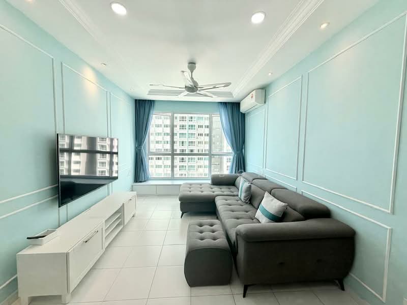 Kondominium untuk Disewa di i-Santorini - Landy Bong - Living Room - PropertyGuru.com.my