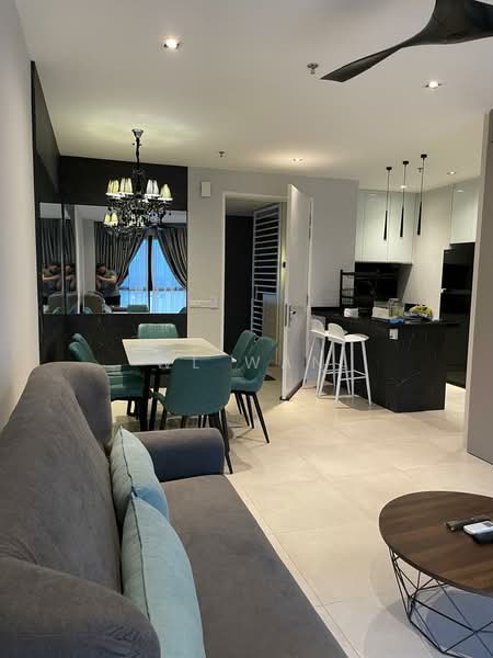 Service Residence for Sale at Lumi Tropicana - WL Wan - Living Room - PropertyGuru.com.my