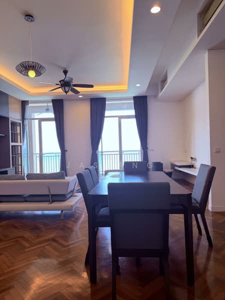 Kondominium untuk Disewa di Quayside Seafront Resort Condominiums - Jas Ang - Living Room - PropertyGuru.com.my