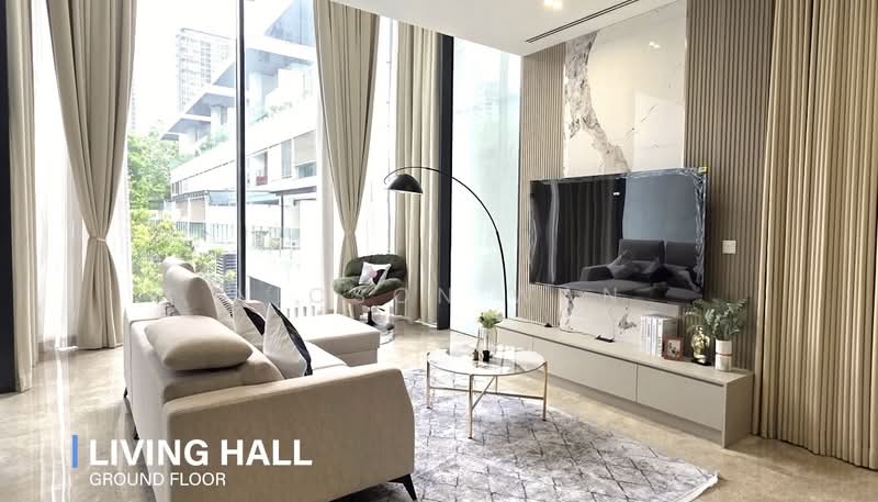 Rumah Teres 4 Tingkat untuk Dijual di Taman Sri Hartamas (Sri Hartamas) - Nicson Wan - Living Room - PropertyGuru.com.my