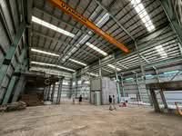 For Rent - Factory Building with Big Land Area at Tikam Batu For Rent !