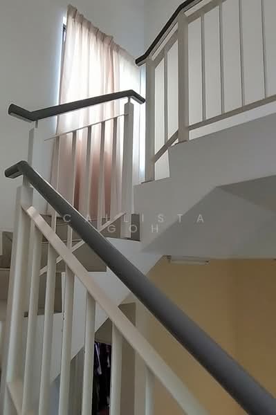 2.5-storey Terraced House for Sale in Setia Alam (Selangor) - Callista Goh - 1F staircase view to 2F - PropertyGuru.com.my