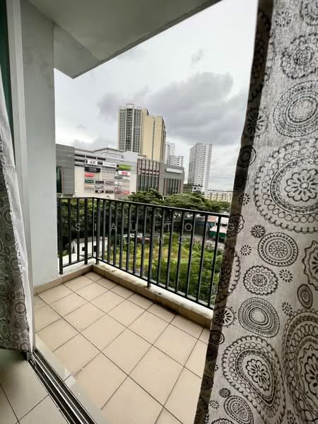 Service Residence for Sale at Greenfield Regency - Siau Tong Ling - Balcony - PropertyGuru.com.my