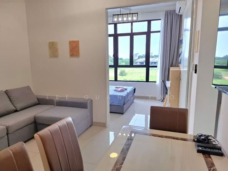 Service Residence for Rent at Zentro Residences Serviced Apartment - Lee Guang Yao - Living Room - PropertyGuru.com.my