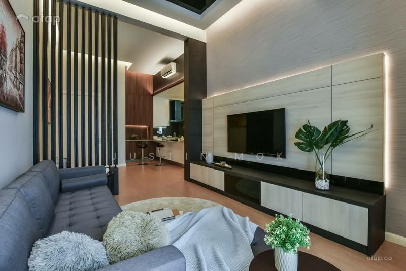 Service Residence for Sale at The Clio 2 Residences - Justin Mok - Living Room - PropertyGuru.com.my