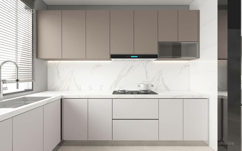 Servis Apartment untuk Dijual di The Clio 2 Residences - Justin Mok - Kitchen - PropertyGuru.com.my