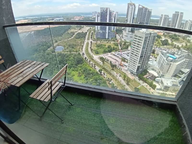 Servis Apartment untuk Disewa di D'Pristine - Sharon Lau - Balcony - PropertyGuru.com.my