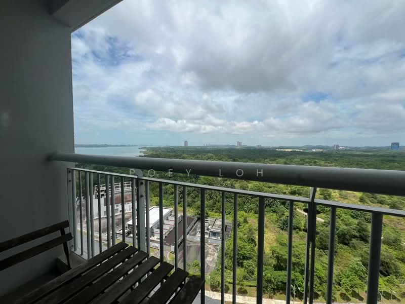 Service Residence for Rent at Teega Suites - Poey Loh - Balcony - PropertyGuru.com.my