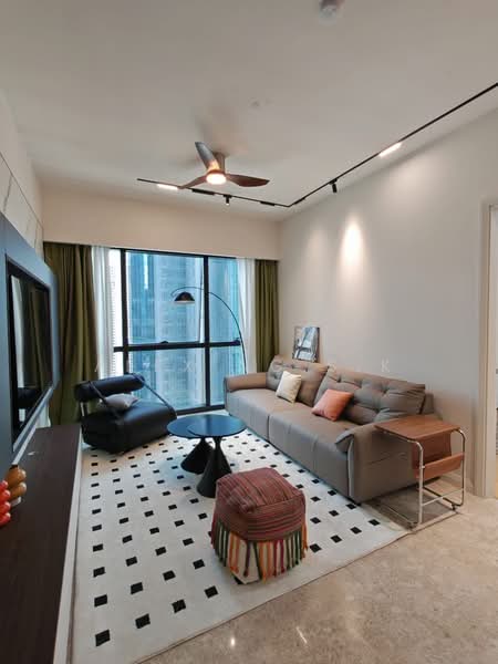 Service Residence for Rent at TRX Residences - Alex Ng.S.K - Living Room - PropertyGuru.com.my