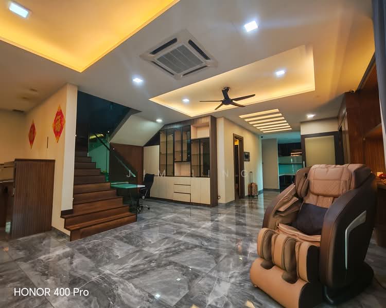 Rumah Berkembar untuk Dijual di Kota Kemuning (Shah Alam) - Jim Ling - Living Room - PropertyGuru.com.my