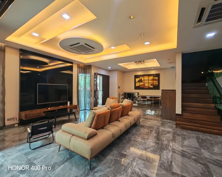 Rumah Berkembar untuk Dijual di Kota Kemuning (Shah Alam) - Jim Ling - Living Room - PropertyGuru.com.my