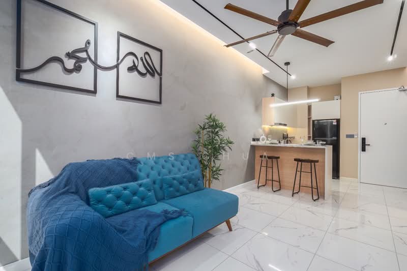 Servis Apartment untuk Disewa di Cubic Botanical - CMS Chua - Living Room - PropertyGuru.com.my