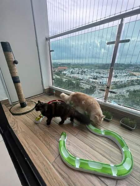 Service Residence for Rent at D'Summit Residences - Regina Khor - Balcony - PropertyGuru.com.my