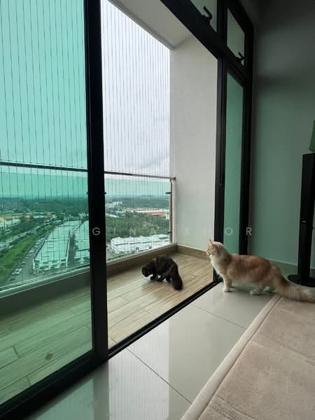 Service Residence for Rent at D'Summit Residences - Regina Khor - Balcony - PropertyGuru.com.my