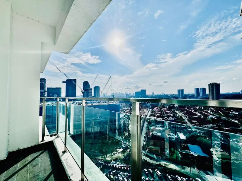 Service Residence for Sale at TriTower Residence @ Johor Bahru Sentral - Agnes Low - Balcony - PropertyGuru.com.my