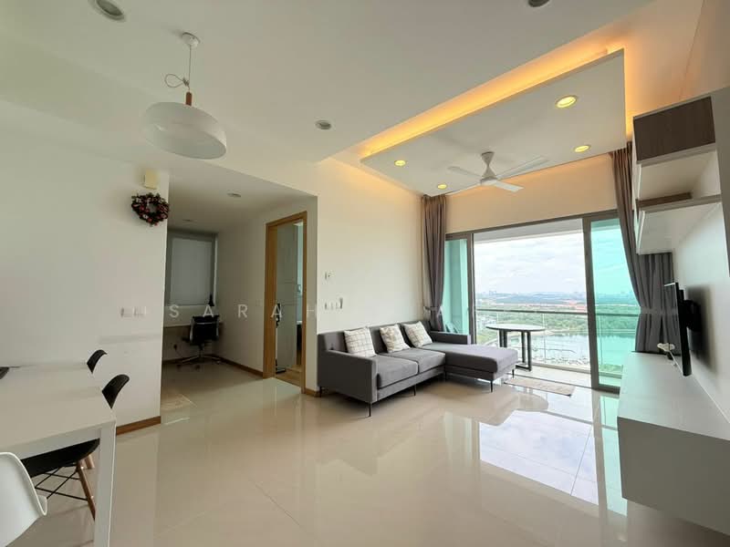 Service Residence for Sale at Southern Marina Residences - Sarah Shaffi - Living Room - PropertyGuru.com.my