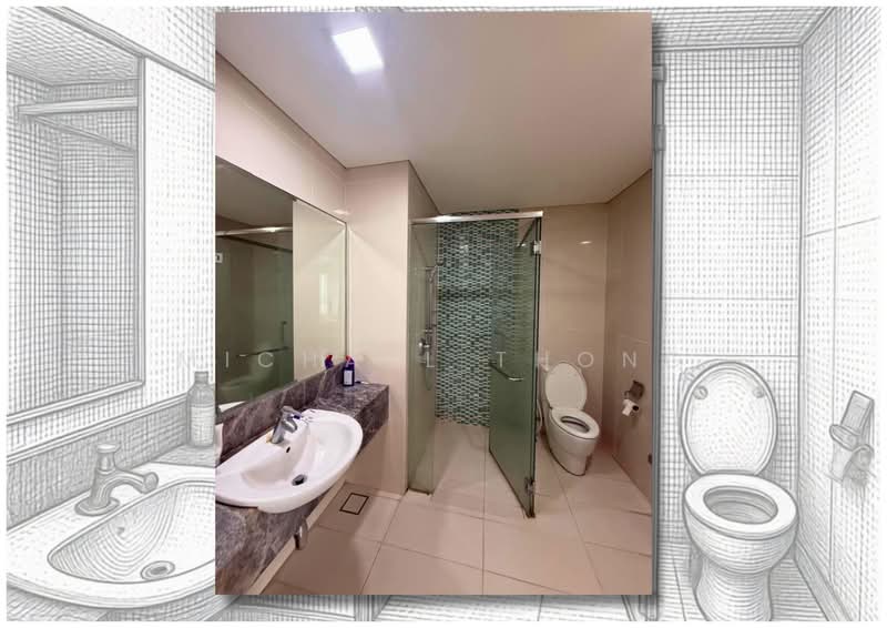 Kondominium untuk Disewa di The Westside Two - Michael Thong - Bathroom - PropertyGuru.com.my