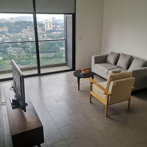 Service Residence for Rent at The Establishment - Delaney Lim - Living Room - PropertyGuru.com.my