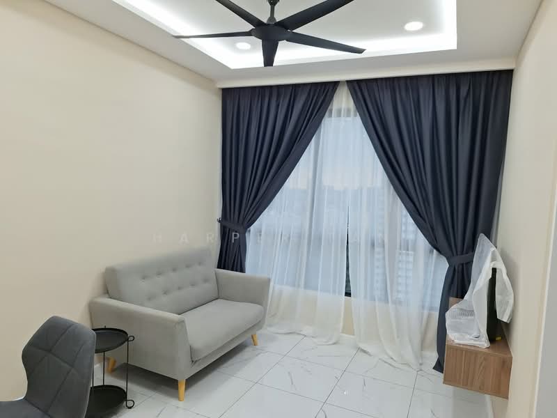 Service Residence for Rent at Ruby Seapark - Harper Tan - Living Room - PropertyGuru.com.my