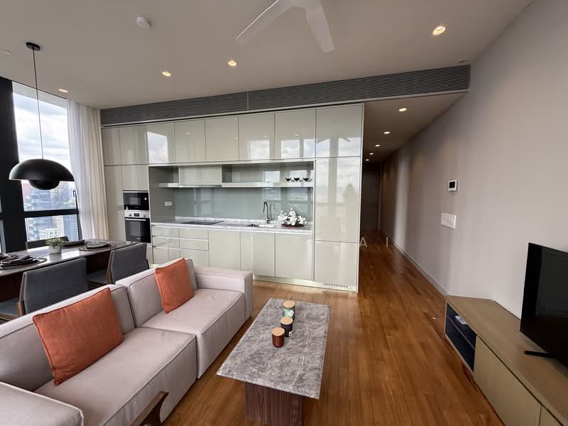 Service Residence for Rent at The Conlay - Serene Lai - Living Room - PropertyGuru.com.my