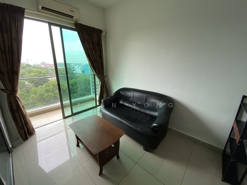 Service Residence for Rent at Cybersquare - Ethan Yong - Living Room - PropertyGuru.com.my