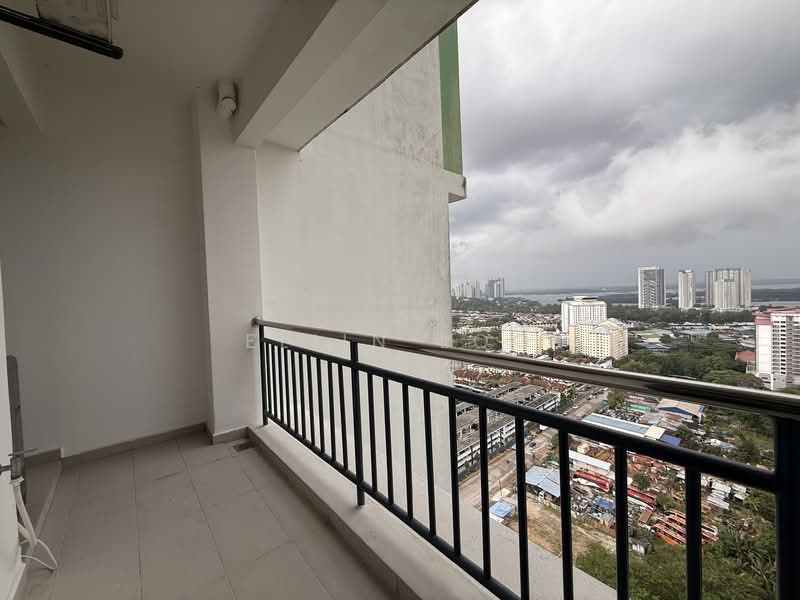 Servis Apartment untuk Dijual di Vida Heights - Eliin Loo - Balcony - PropertyGuru.com.my