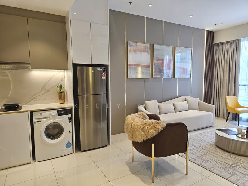 Servis Apartment untuk Dijual di Golden Crown Residence - Kelly Ang - Living Room - PropertyGuru.com.my