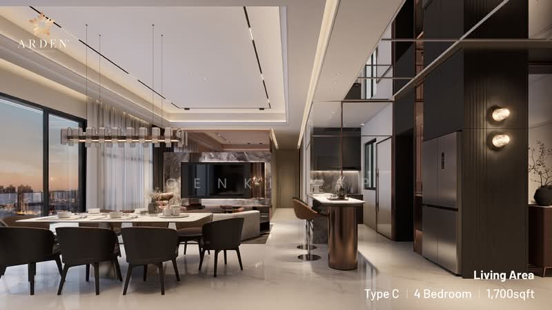 Service Residence for Sale at Arden @ One Bukit Senyum - Genki Yap - Living Room - PropertyGuru.com.my