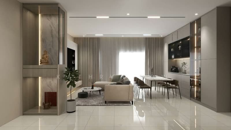 Condominium for Sale at LakeView Residency - Kathryn Low - Living Room - PropertyGuru.com.my