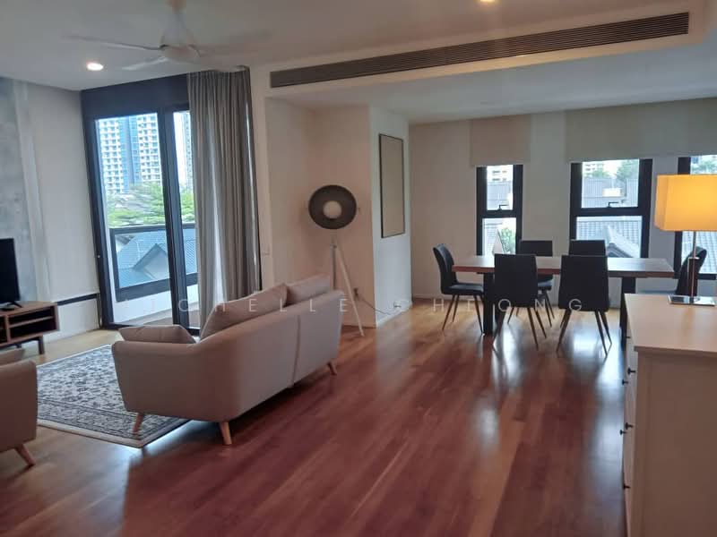 Servis Apartment untuk Disewa di Arcoris Residences - Michelle Cheong - Living Room - PropertyGuru.com.my