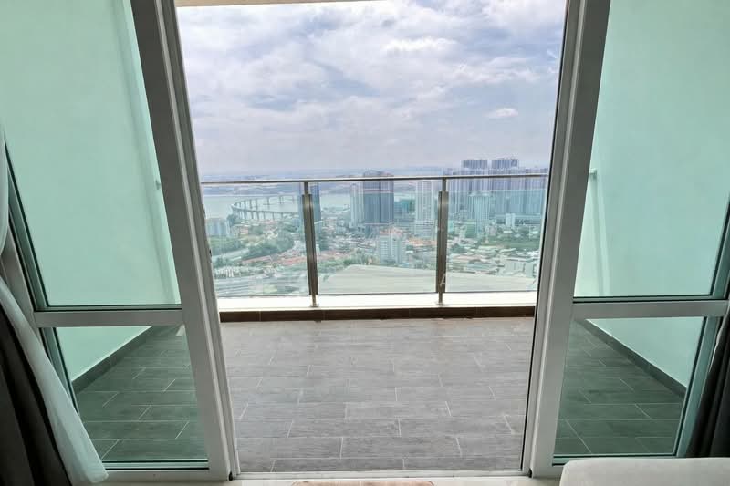 Servis Apartment untuk Disewa di TriTower Residence @ Johor Bahru Sentral - Julia Tan - Balcony - PropertyGuru.com.my
