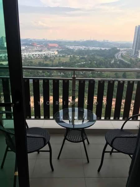 Servis Apartment untuk Disewa di D'Secret Garden 2 (Pangsapuri Kempas Indah 2) - Kyoris Loh - Balcony - PropertyGuru.com.my