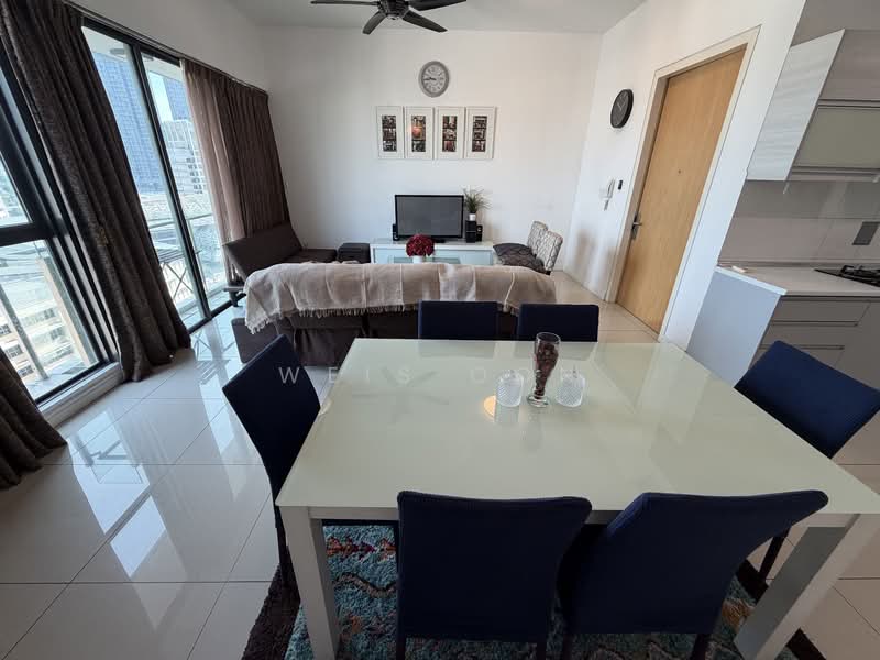 Service Residence for Rent at Setia SKY Residences - Weis Oon - Living Room - PropertyGuru.com.my