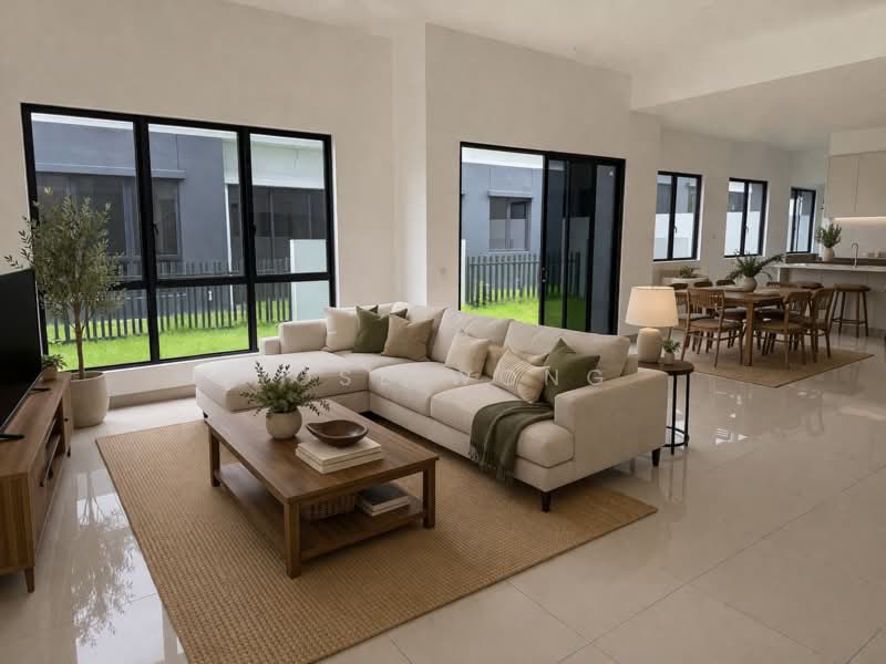 Semi-Detached House for Sale in Eco Ardence (Setia Alam) - Rose Wong - Living Room - PropertyGuru.com.my
