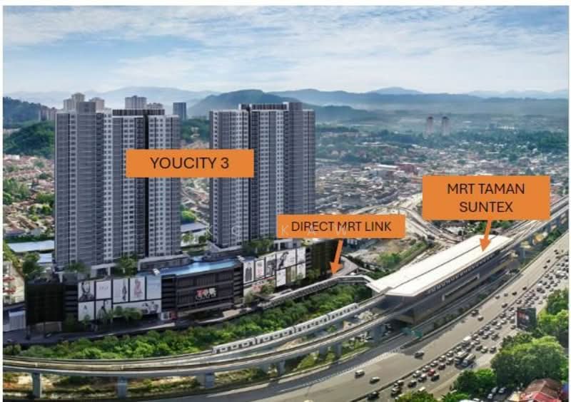 Service Residence for Rent at You City 3 - KC KAW - Exterior - PropertyGuru.com.my