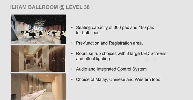 Office for Rent in KLCC (KL City Centre) - Ahmad Fadli Ayub. - Ballroom - PropertyGuru.com.my