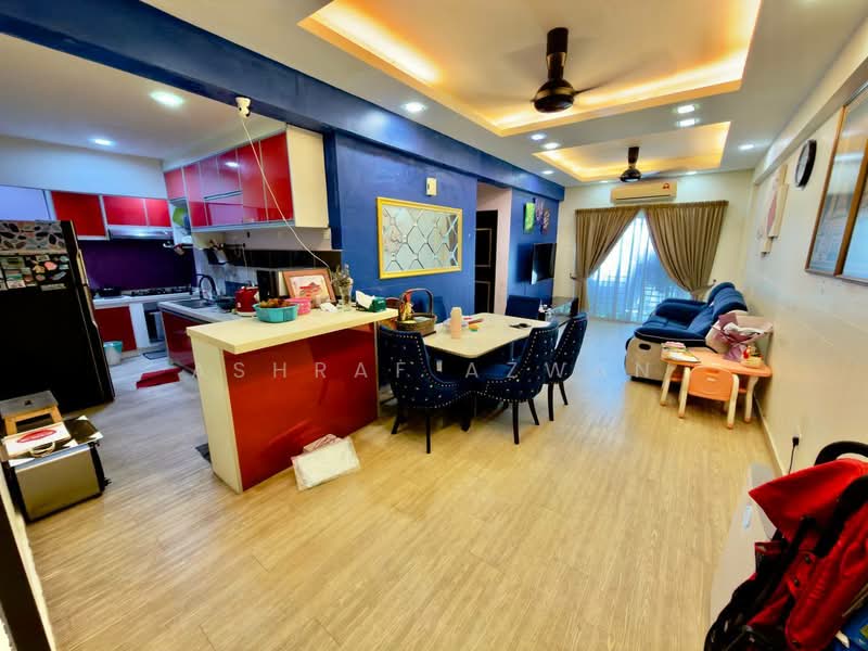 Apartment for Sale at Pangsapuri Damai - Ashraf Azwan - Living Room - PropertyGuru.com.my
