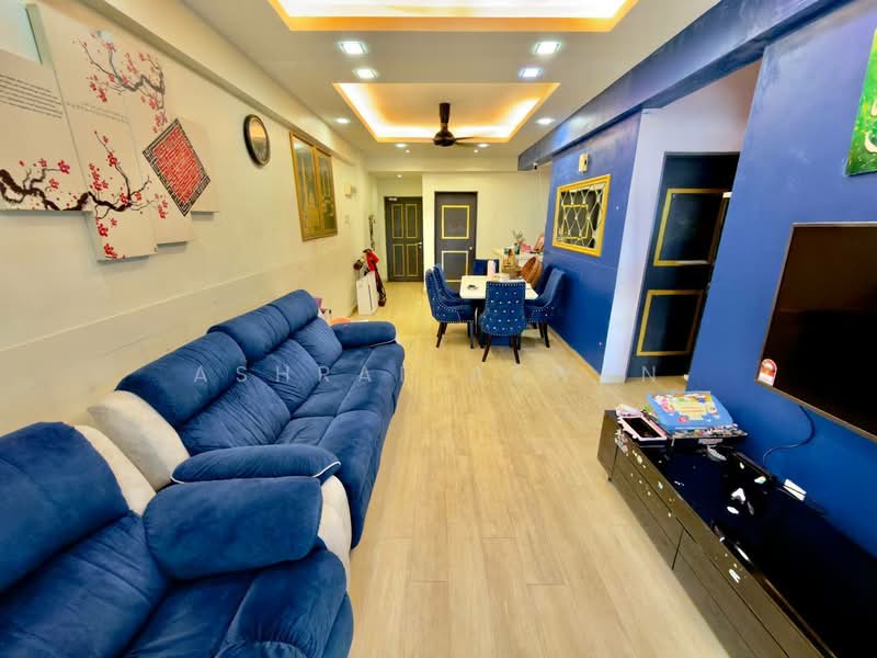 Apartment for Sale at Pangsapuri Damai - Ashraf Azwan - Living Room - PropertyGuru.com.my