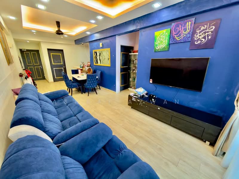 Apartment for Sale at Pangsapuri Damai - Ashraf Azwan - Living Room - PropertyGuru.com.my