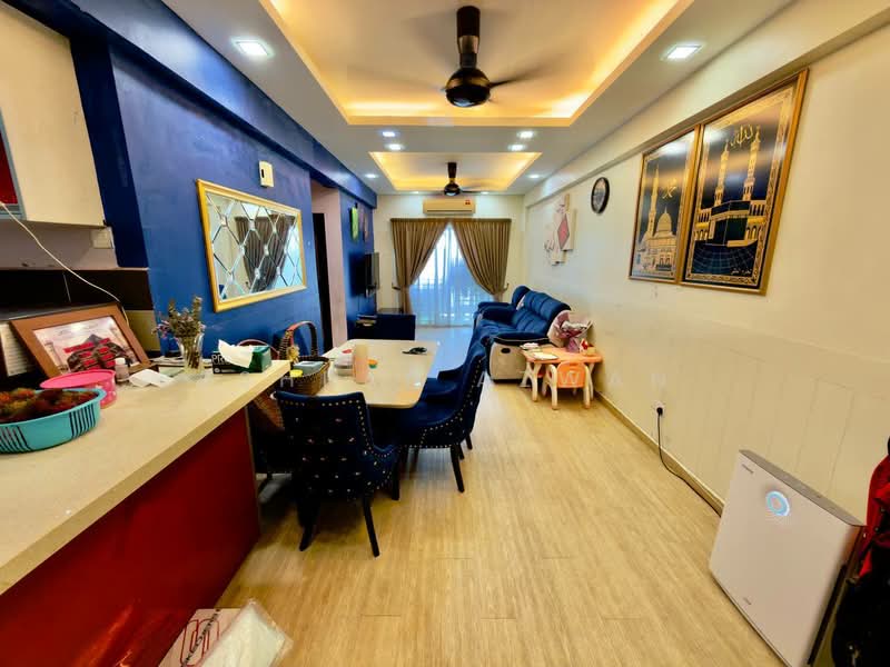 Apartment for Sale at Pangsapuri Damai - Ashraf Azwan - Living Room - PropertyGuru.com.my