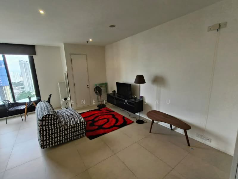 Service Residence for Rent at Arcoris Residences - Renetta Jau - Living Room - PropertyGuru.com.my