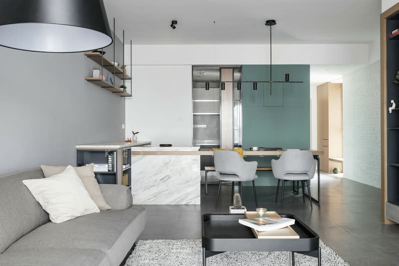 Service Residence for Sale at Twin Arkz - Keffery Lee - Living Room - PropertyGuru.com.my