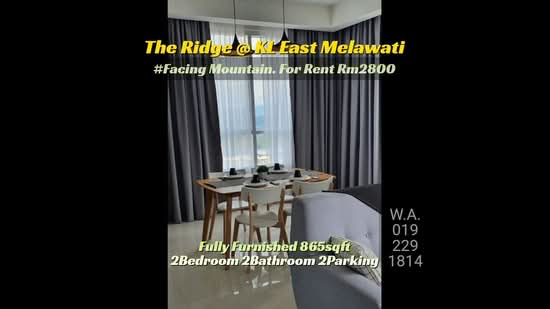 Service Residence for Rent at The Ridge - Wincent Chuah - PropertyGuru.com.my